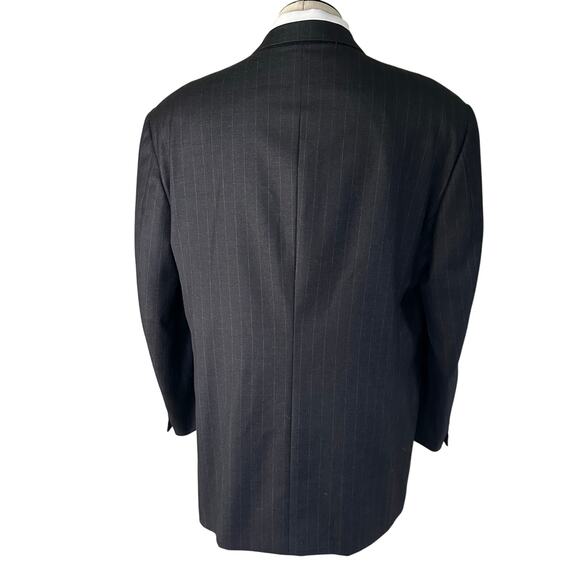 Joseph Abboud Men 46L Double Breasted Blazer Sport Coat BLazer Super 100s - Picture 6 of 12